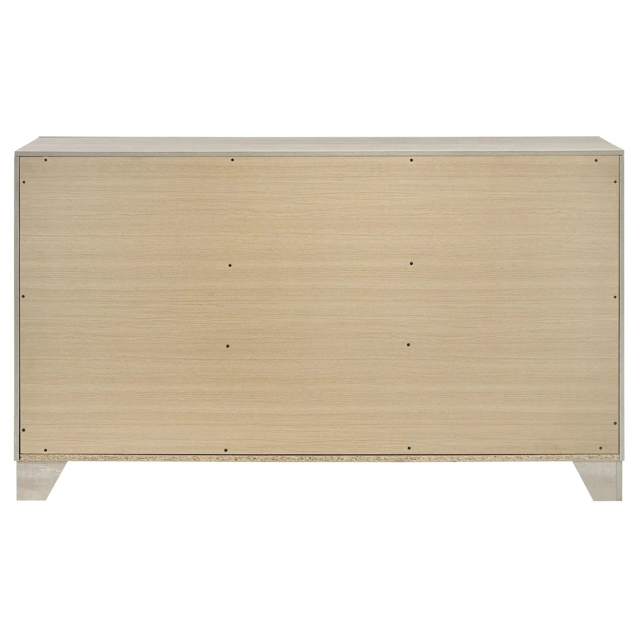 Trenton 6-drawer Bedroom Dresser Rustic Cream by Unique Piece Furniture