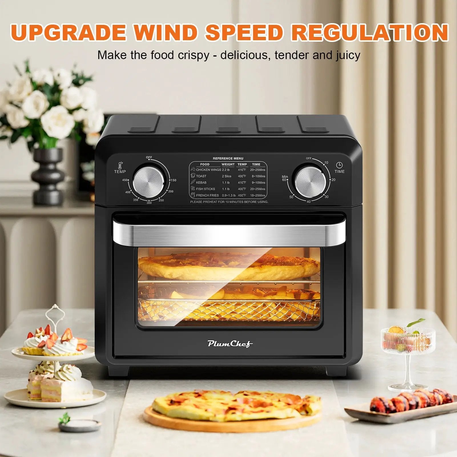 GBK 11QT Compact Air Fryer Toaster Oven by HouseOfZazla
