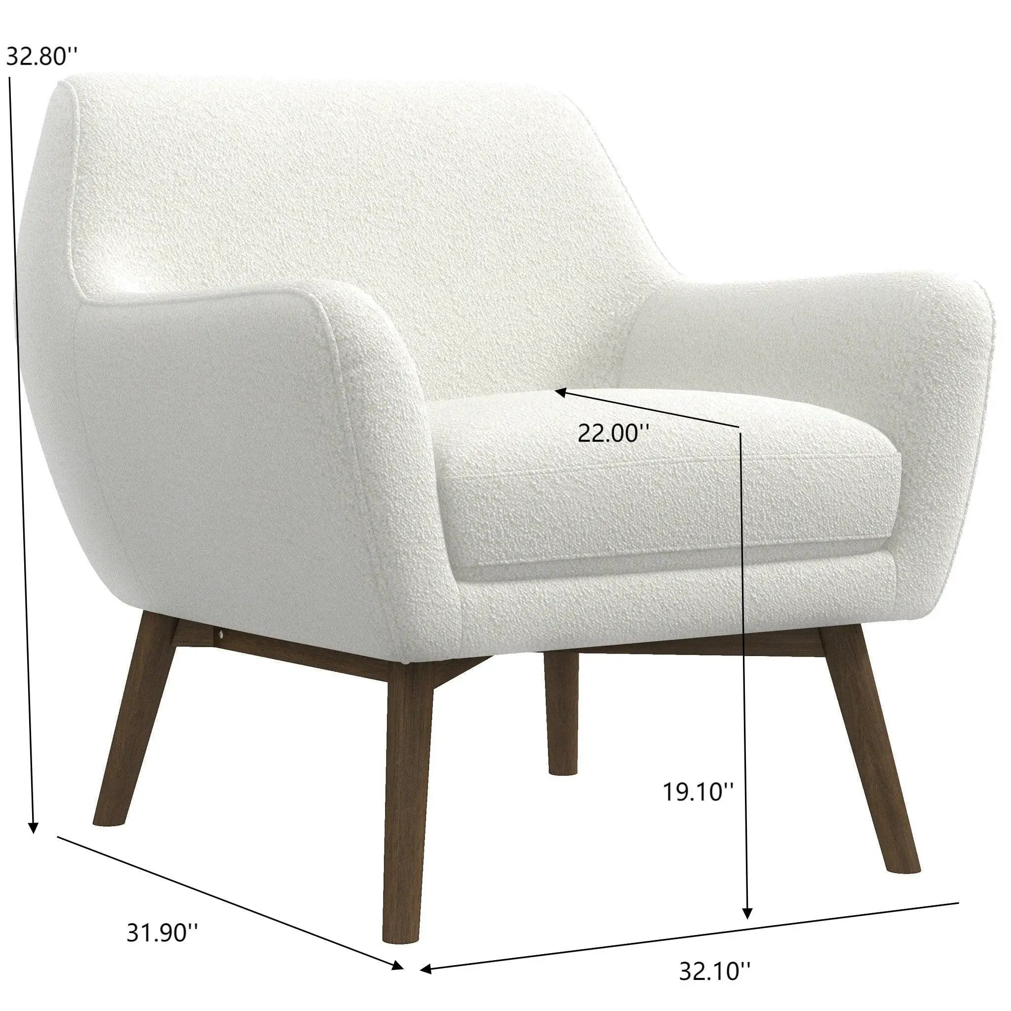 Panom - Lounge Chair - Brown / White by HouseOfZazla