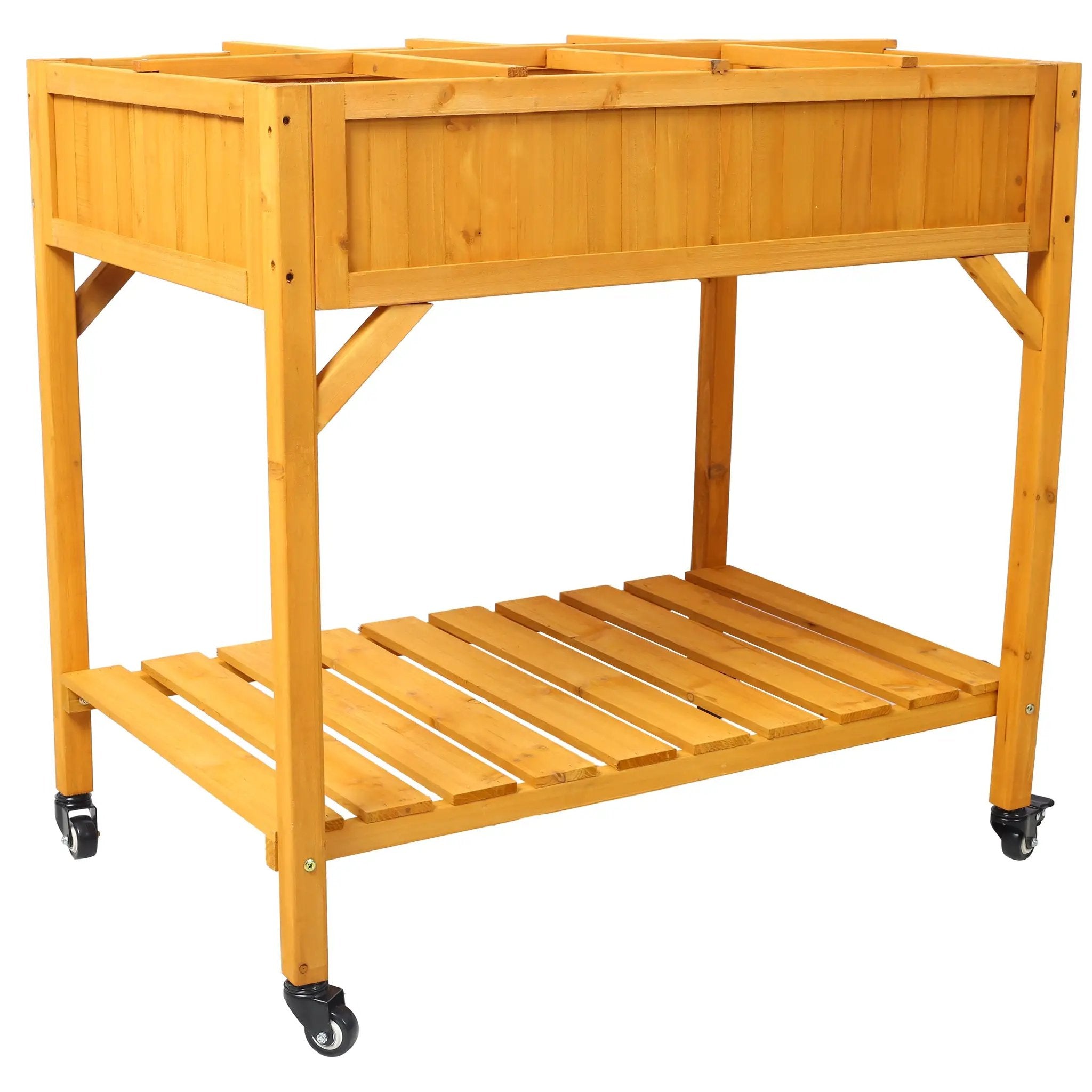 Elevated 8 Pocket Herb Garden Bed by HouseOfZazla