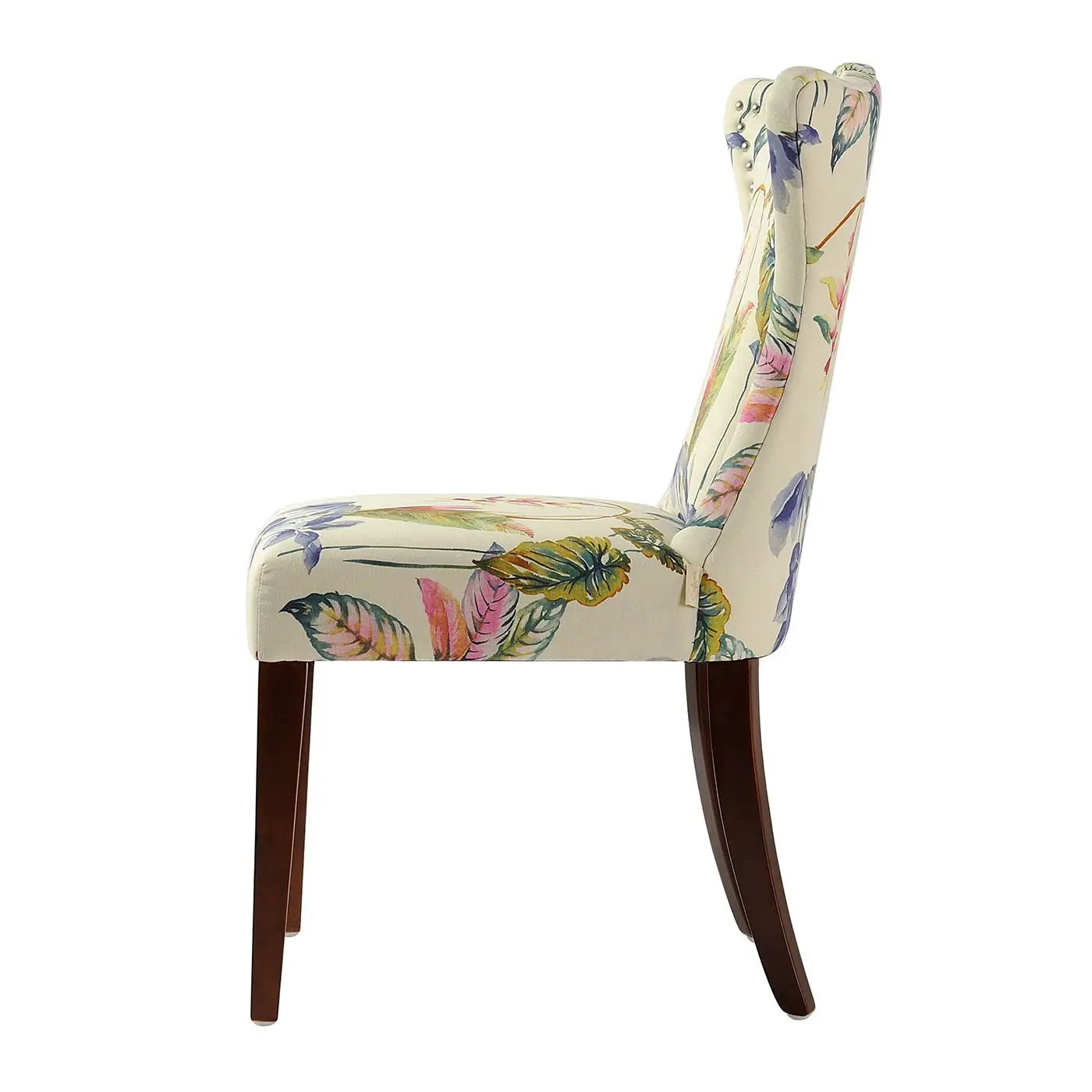 Paradise - Upholstered Accent Chair Printed On - Off-White Floral by Unique Piece Furniture