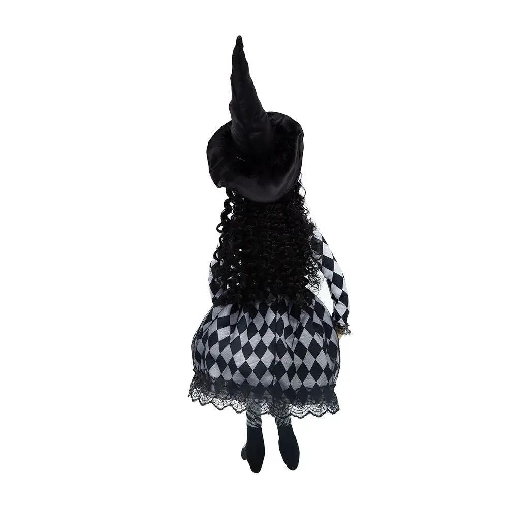 Halloween Sitting Witch Decor - Black by Unique Piece Furniture