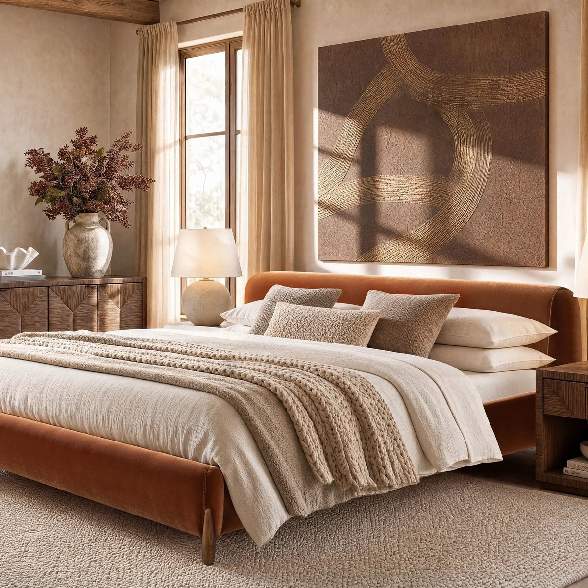 Alpine - Puffy Modern Platform Bed, photo 9 of 21