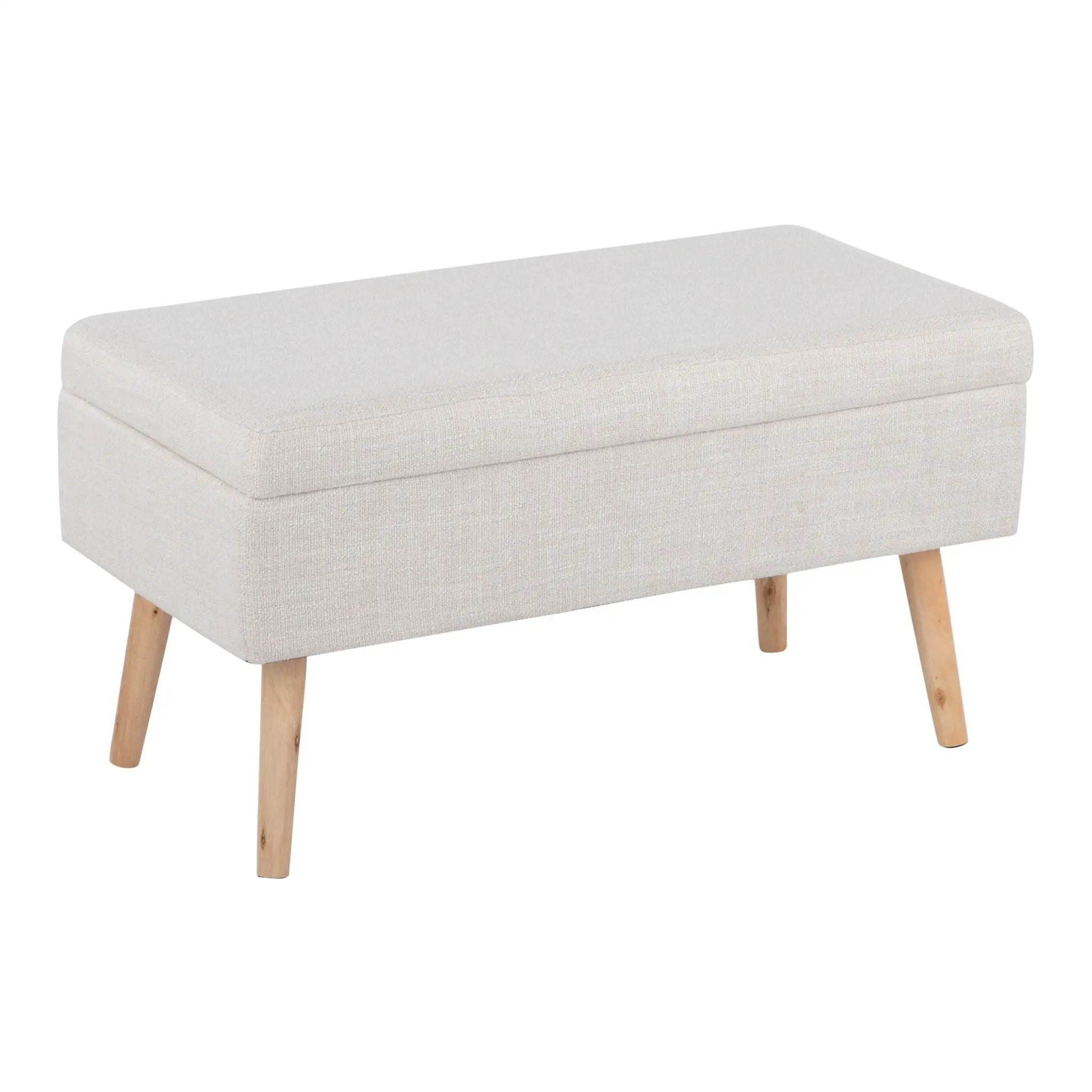 Versatile Storage Contemporary Bench by Unique Piece Furniture