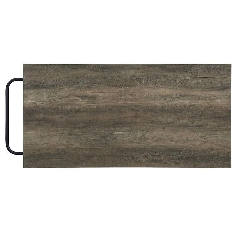 Lona - Kitchen Island - Rustic Oak & Black by Unique Piece Furniture