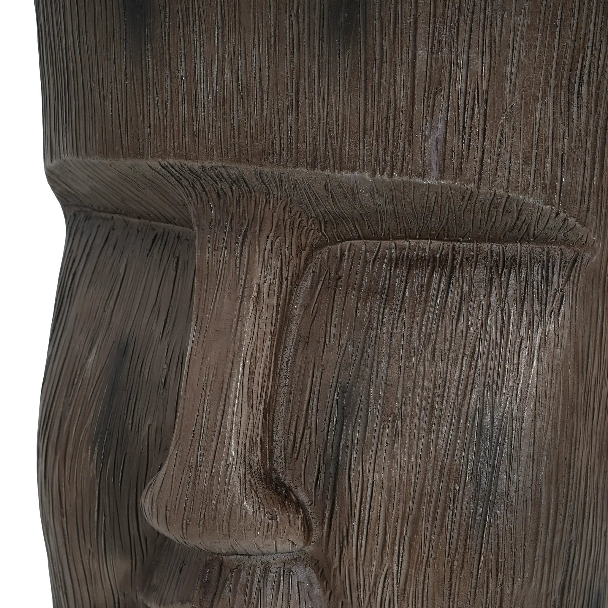 Outdoor Side Table Easter Island Moai Statue Pedestal by HouseOfZazla