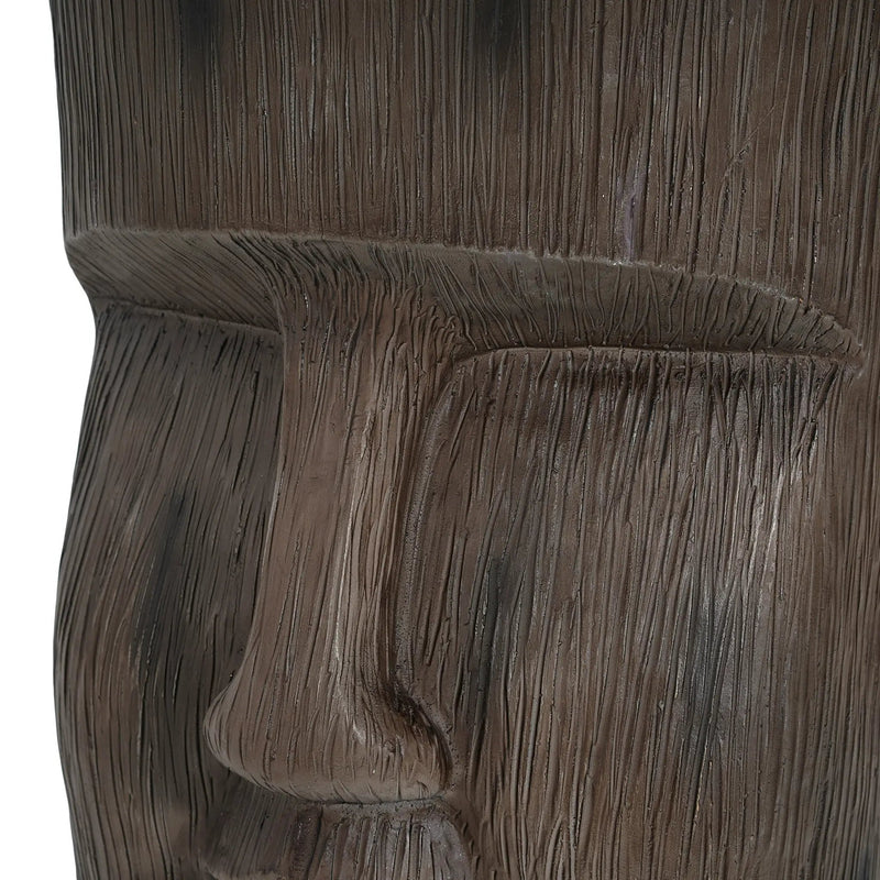 Outdoor Side Table Easter Island Moai Statue Pedestal by HouseOfZazla