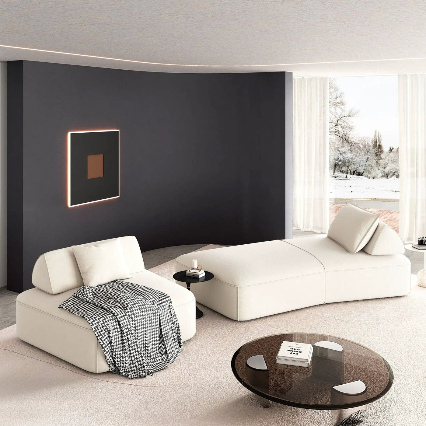 Modern Luxury Oversized Modular Sectional Sofa Set by HouseOfZazla