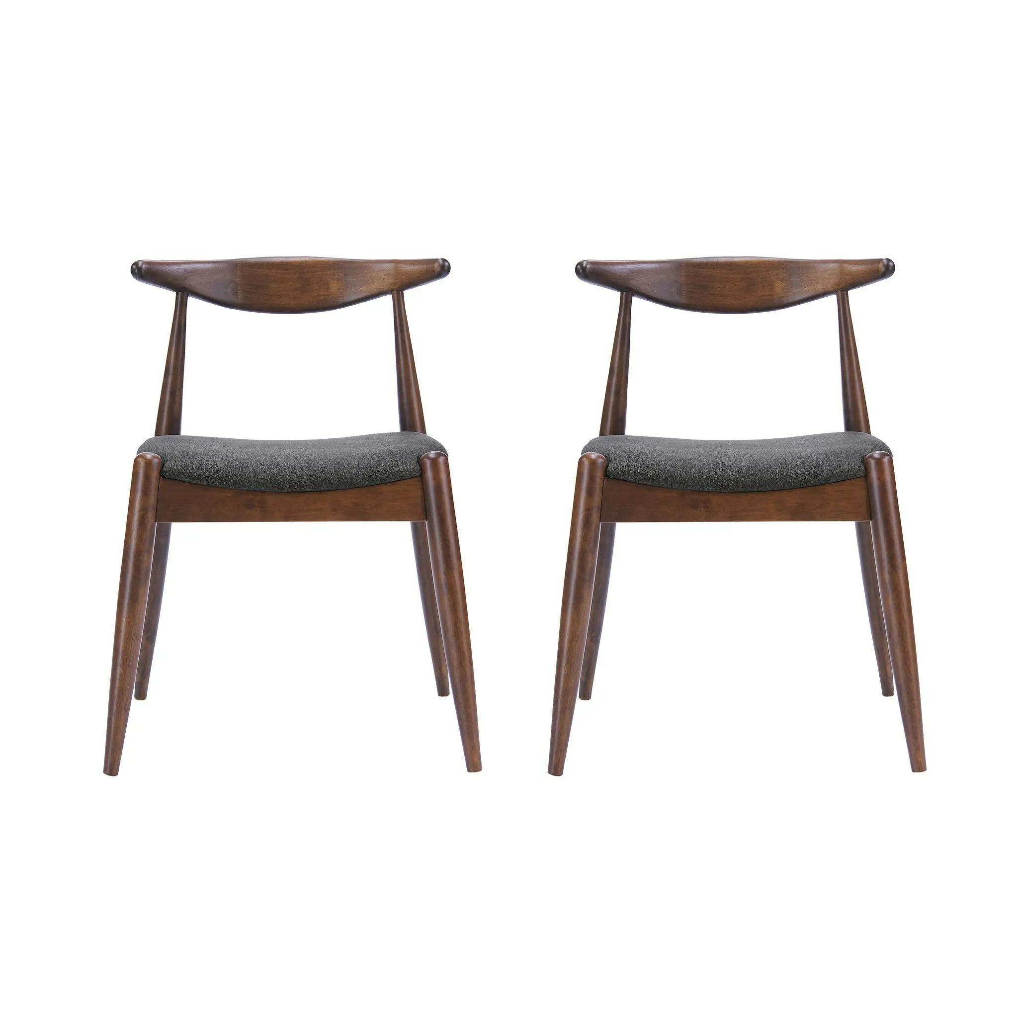 Dining Chairs With Ergonomic Backrest & Comfort Cushions (Set of 2) by HouseOfZazla