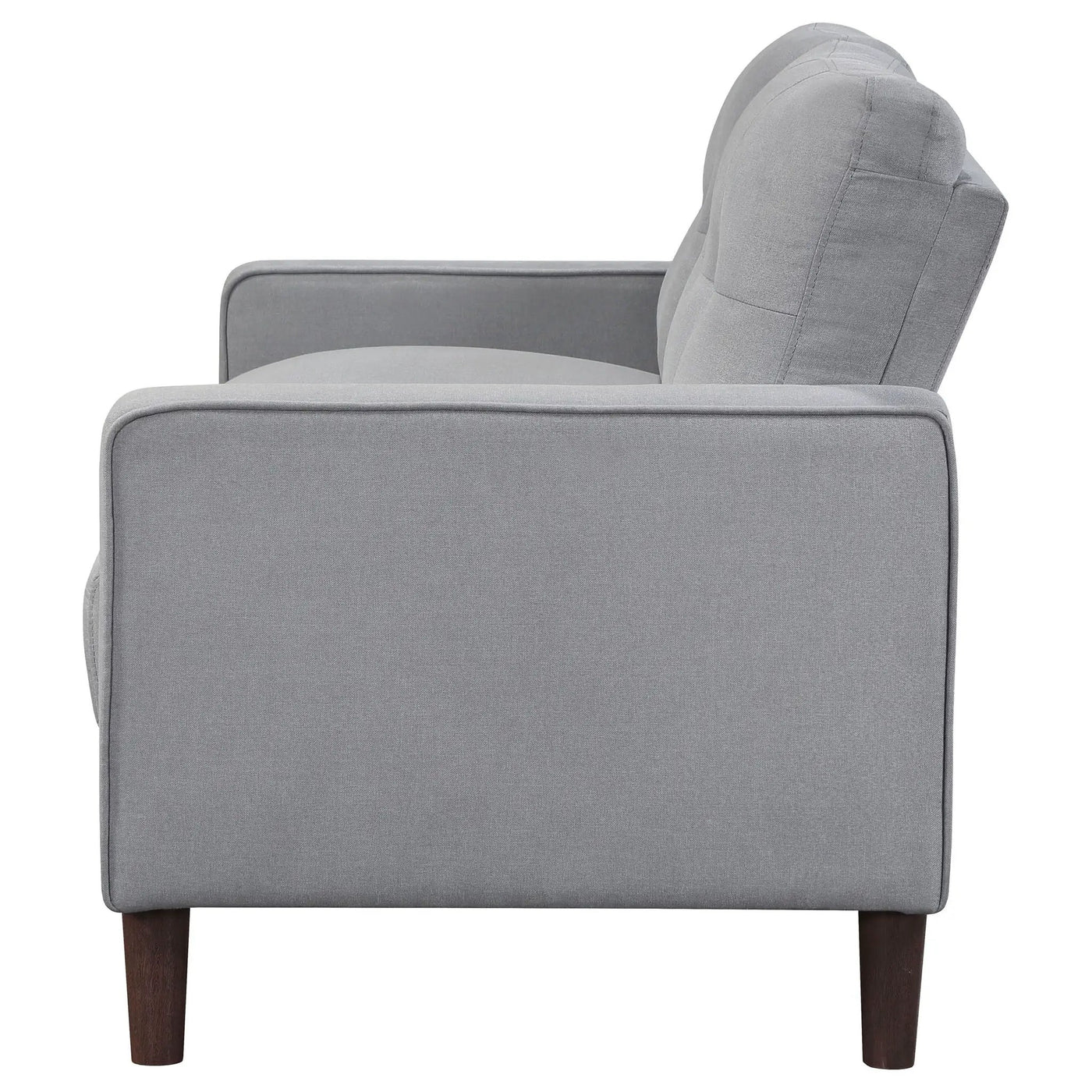 Harvey - Tufted Loveseat With Track Arm Design by HouseOfZazla