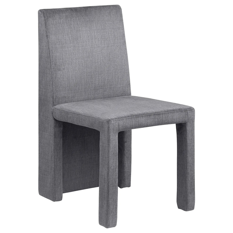 Santa Cruz - Upholstered Dining Side Chair (Set of 2) - Gray by HouseOfZazla