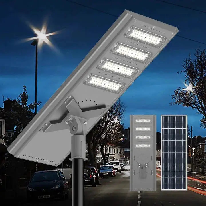 8500W Commercial Solar Power LED Parking Lot / Street/ Arena Light 160000 Lumen - (Black) by Outdoor Solar Outlet