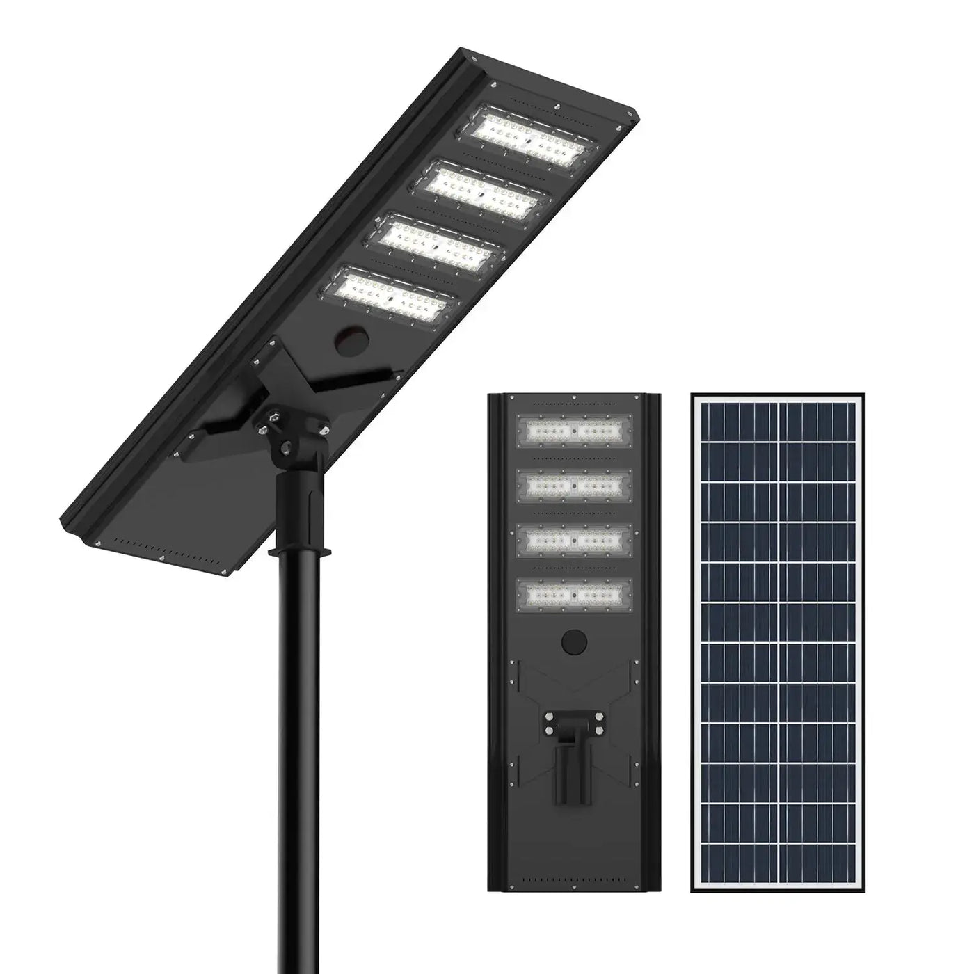 8500W Commercial Solar Power LED Parking Lot / Street/ Arena Light 160000 Lumen - (Black) by Outdoor Solar Outlet
