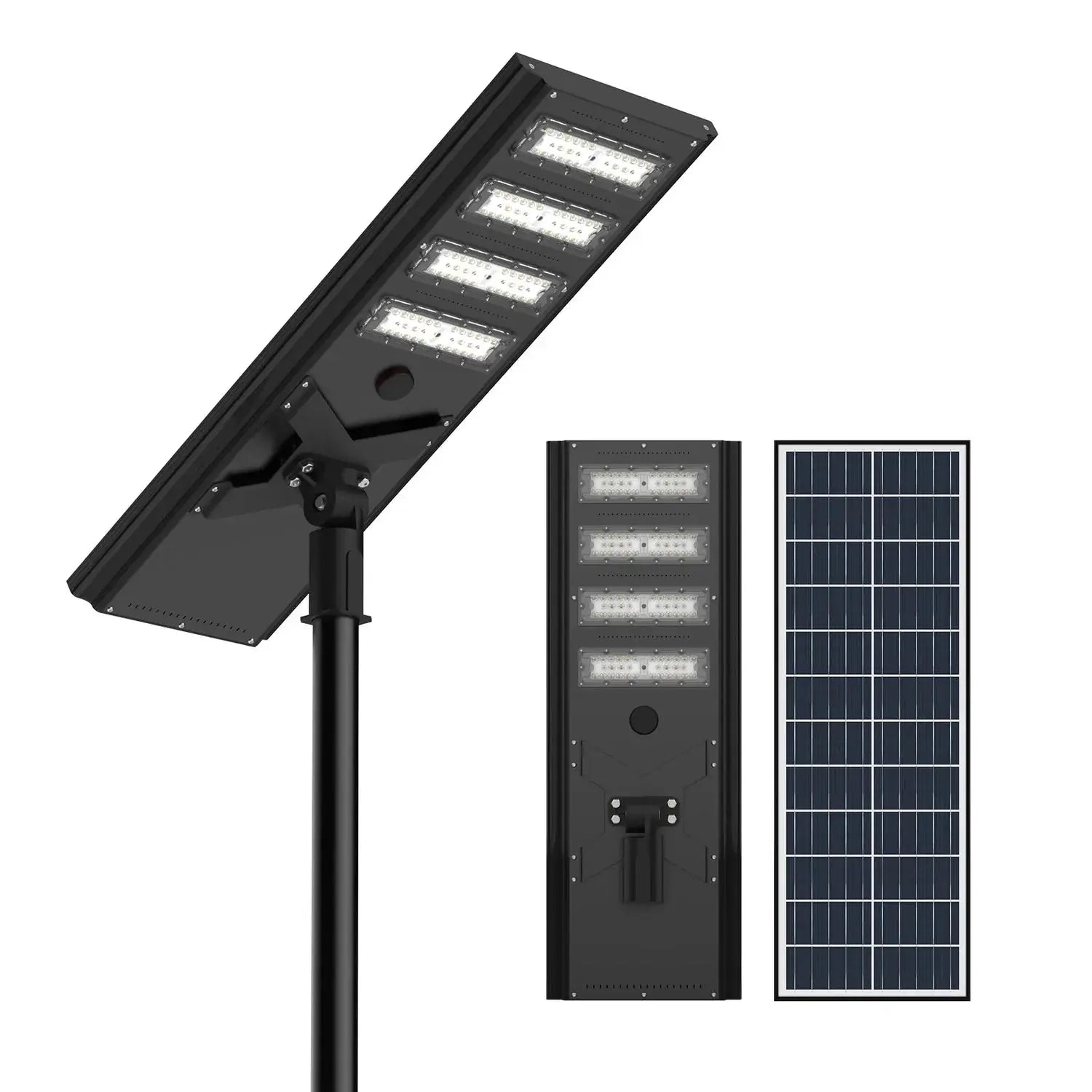 8500W Commercial Solar Power LED Parking Lot / Street/ Arena Light 160000 Lumen - (Black) by Outdoor Solar Outlet