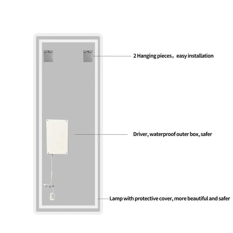 Lighted Full Length Mirror by HouseOfZazla
