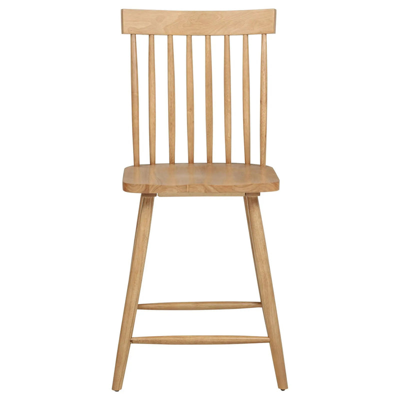 Andrews Windsor Counter Height Dining Side Chair Light Ash (Set of 2) by Unique Piece Furniture