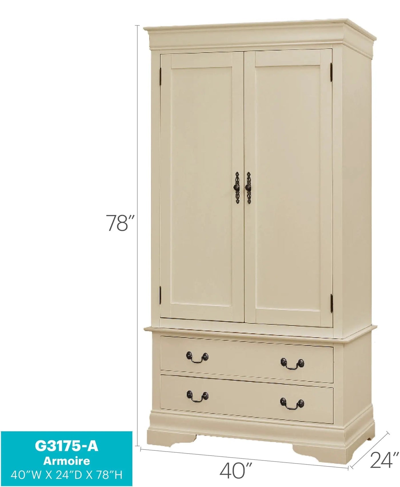 Elegant Traditional Armoire by HouseOfZazla