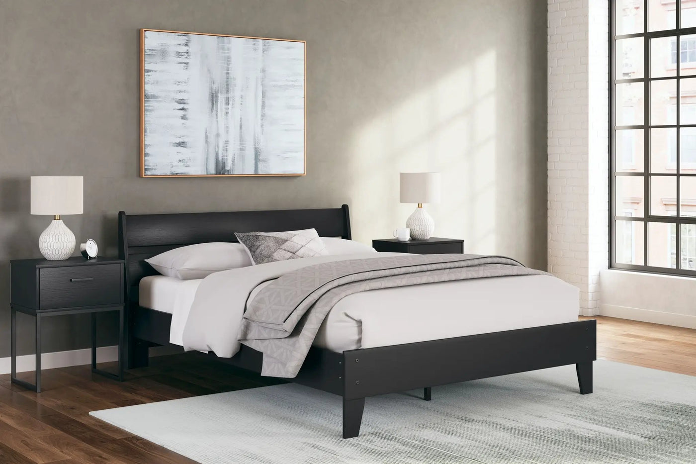 Socalle - Panel Platform Bed by Unique Piece Furniture