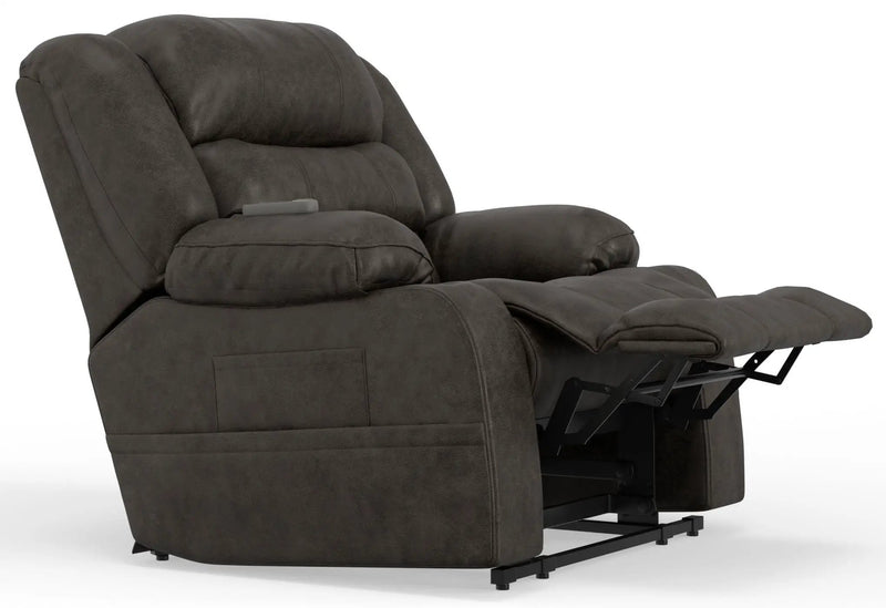 Tucker - Power Lift Recliner With Heat & Massage - Steel by Unique Piece Furniture