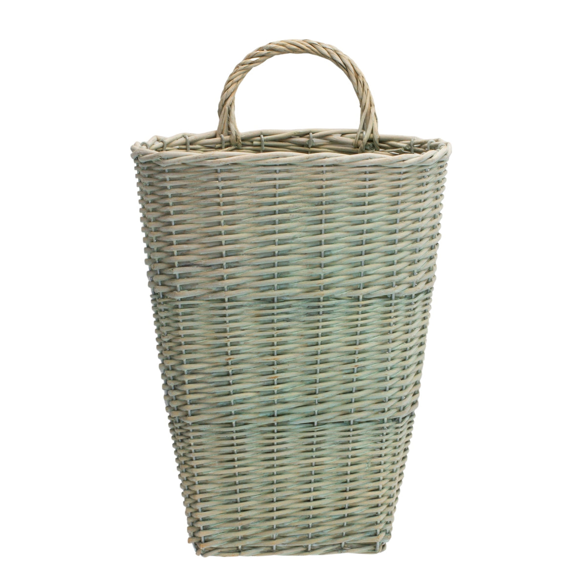 Sage woven wicker wall baskets (set of 2), photo 2 of 3