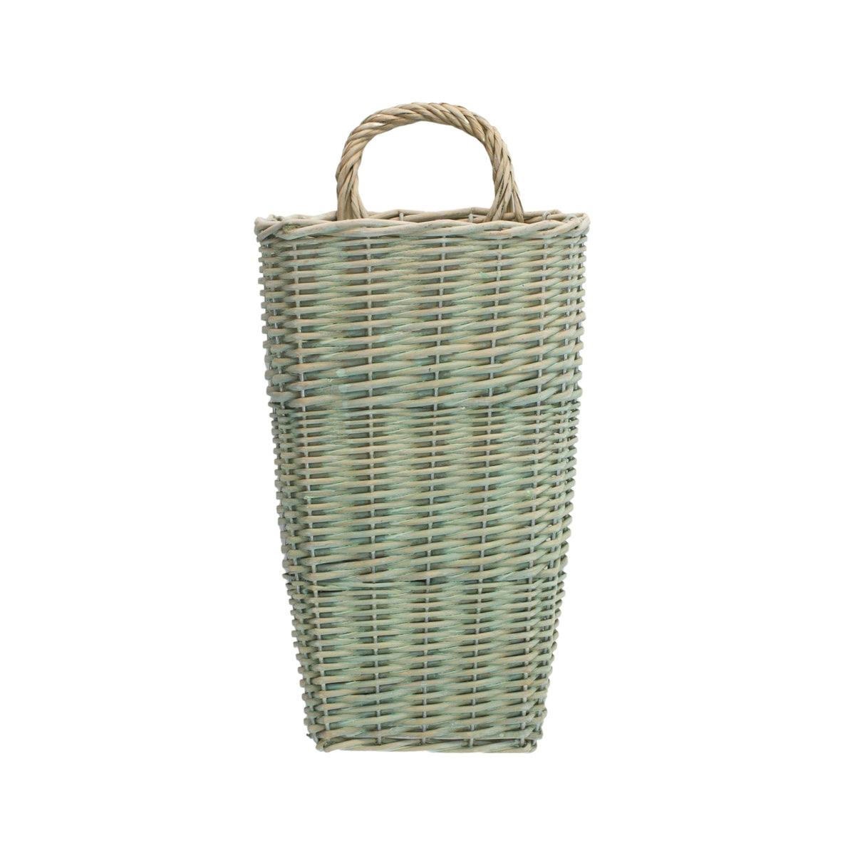 Sage woven wicker wall baskets (set of 2), photo 3 of 3