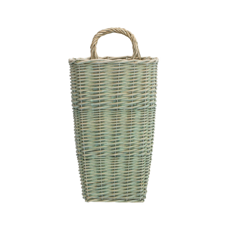Sage woven wicker wall baskets (set of 2), photo 3 of 3