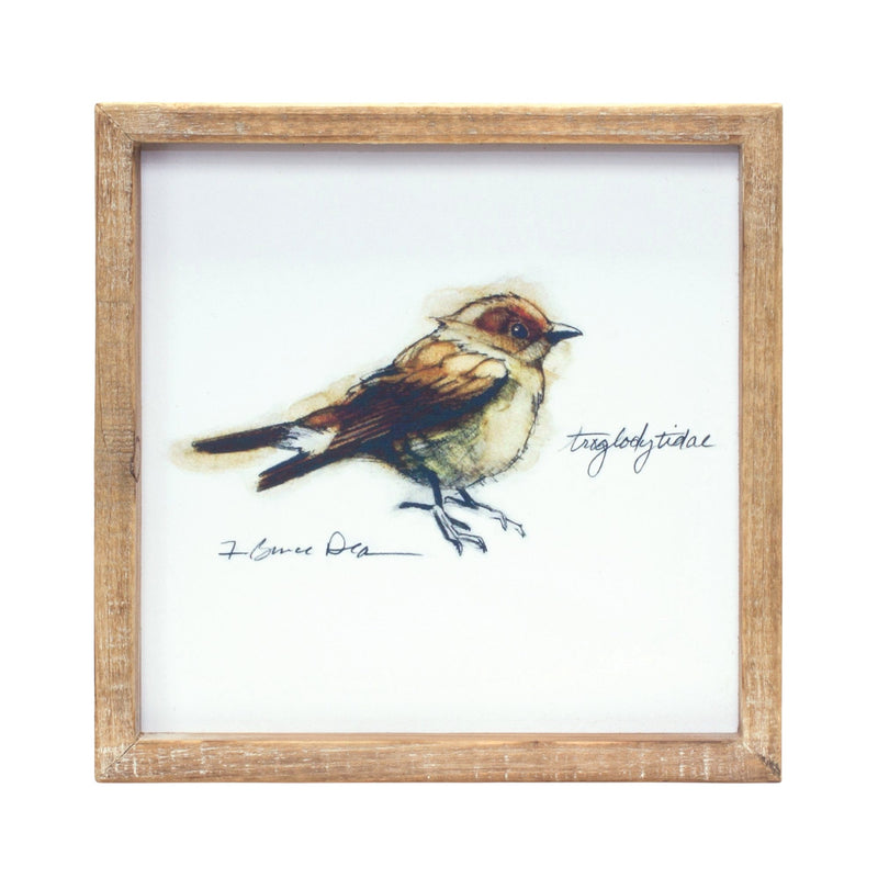 Wood Framed Bird Art Print (Set of 4), photo 4 of 5