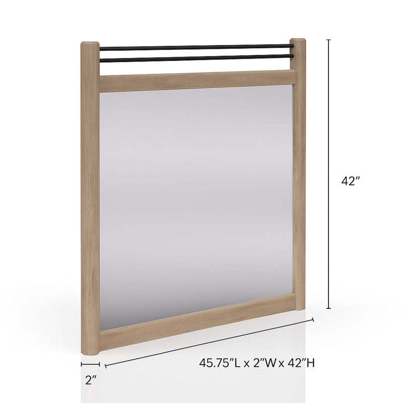 Poster Mirror - Sand with Beveled Glass - Sand, photo 5 of 6