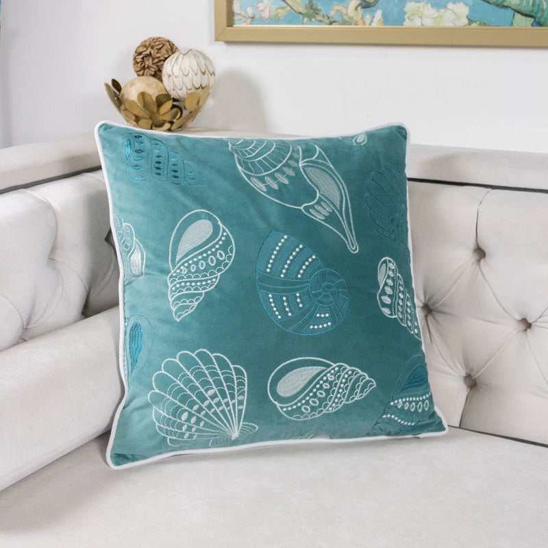 Seashells Pillow Cover by Unique Piece Furniture