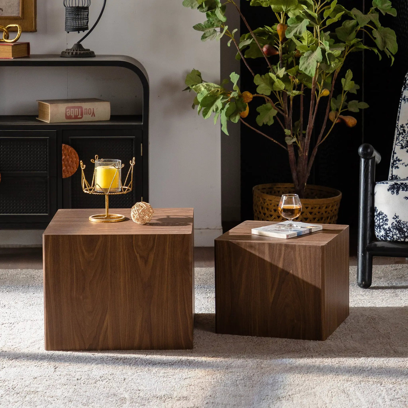 Set of 2 Nesting Tables by HouseOfZazla