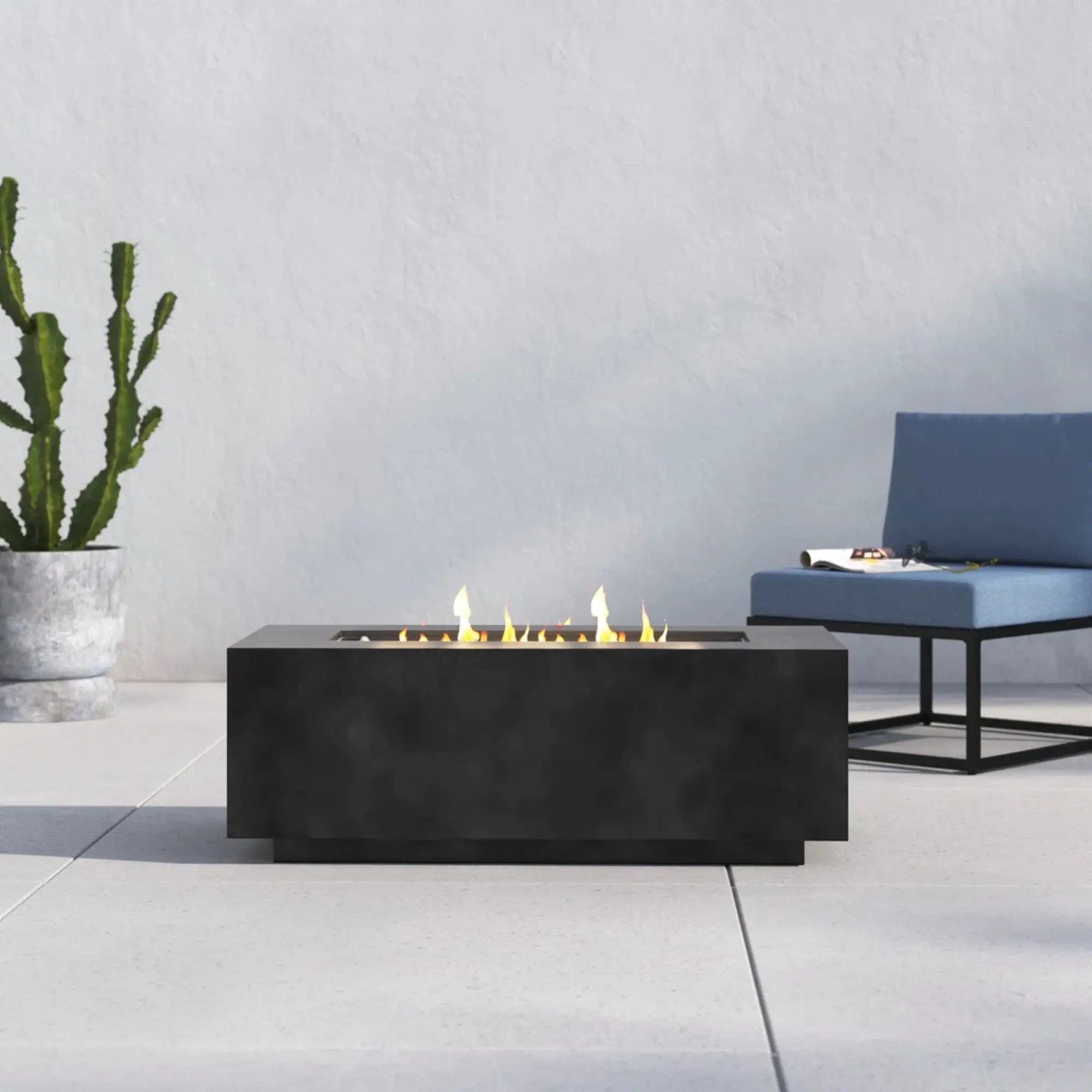 Propane Outdoor Fire Pit Table by Unique Piece Furniture