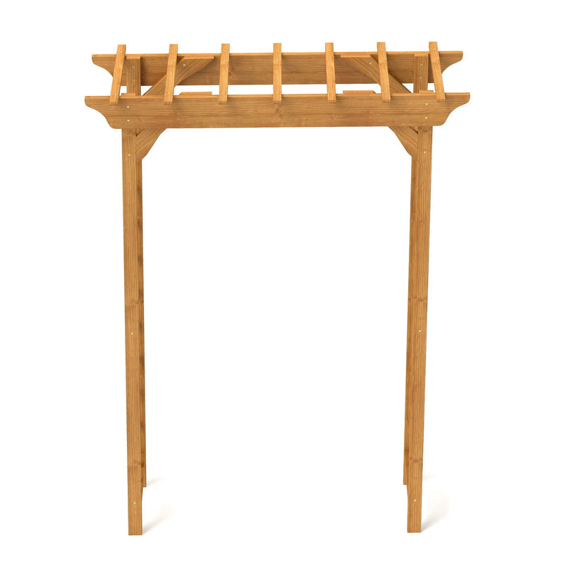 Arbor, Wedding Arch For Ceremony, Trellis For Plant Climbing, Christmas Decor Pergola For Garden Backyard - Yellow by HouseOfZazla