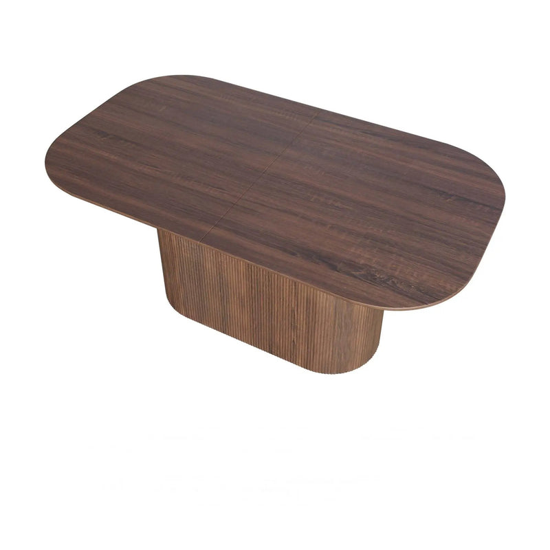 Modern Dining Table With Vertical Striped Legs by HouseOfZazla