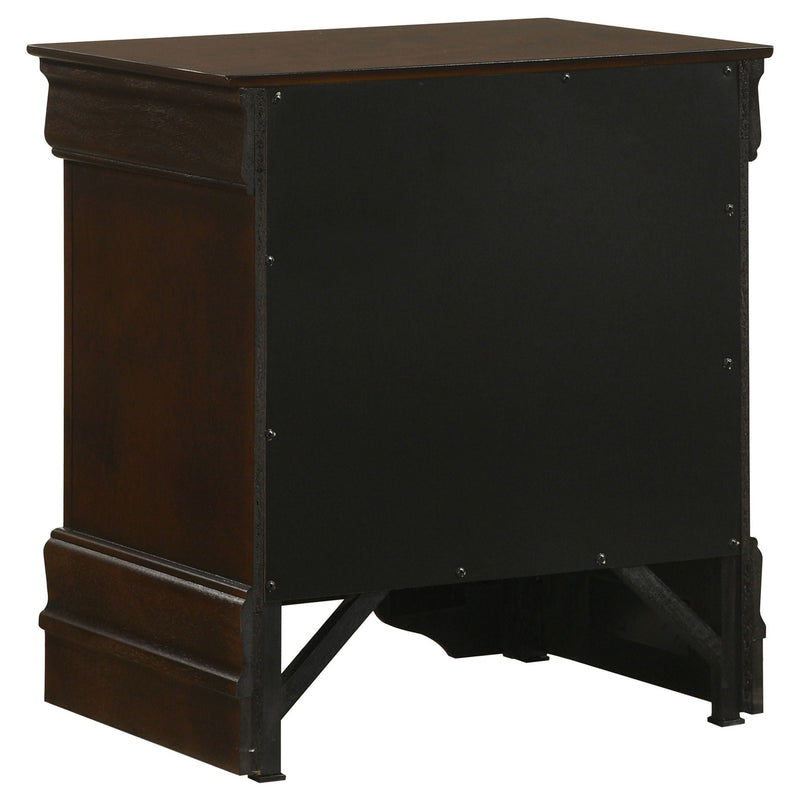 Demetra - 2 Drawer Nightstand - Cappuccino by HouseOfZazla