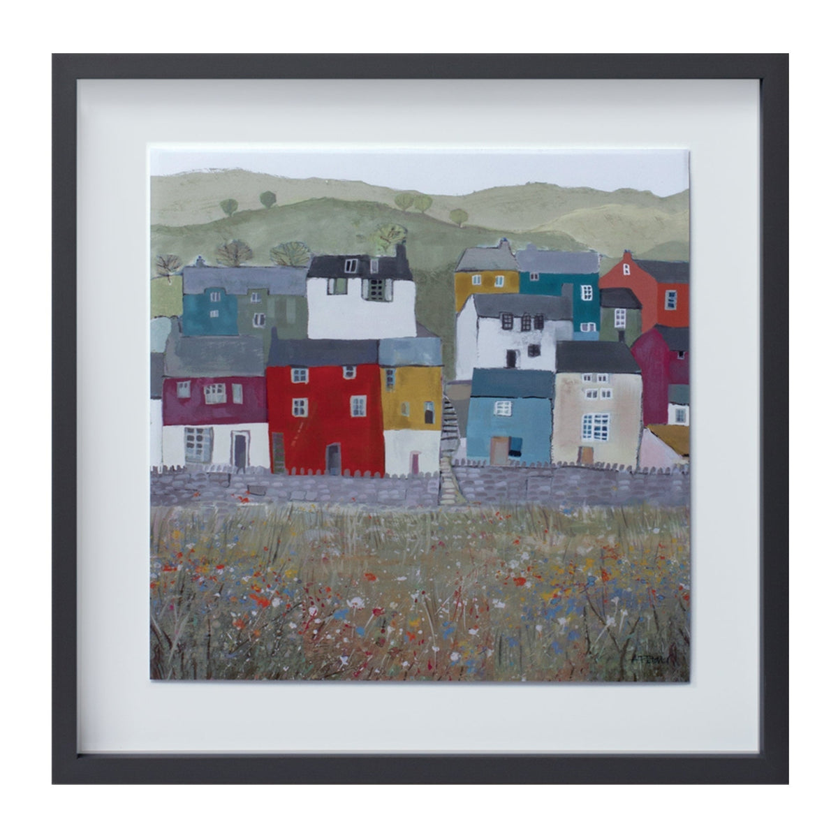 Wood framed house print (set of 2), photo 3 of 3