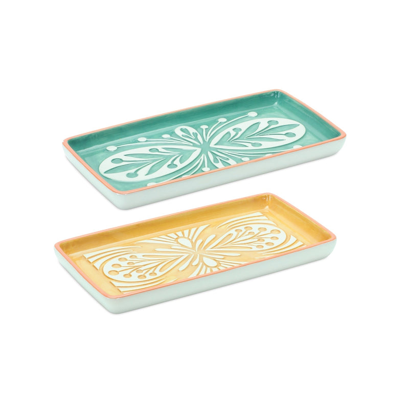 Ornamental Ceramic Tray (Set of 6), photo 2 of 4
