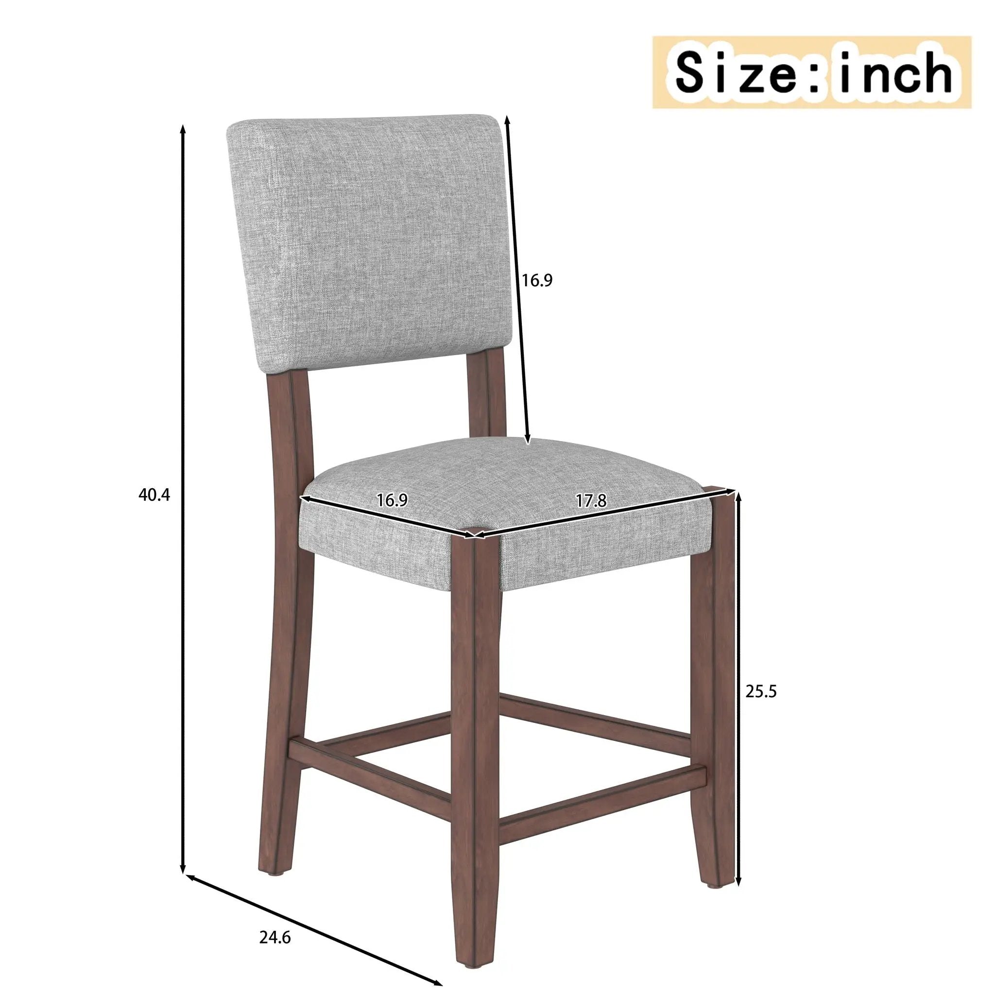 Mid Century Modern Bar Stools, Upholstered Counter Chairs by HouseOfZazla