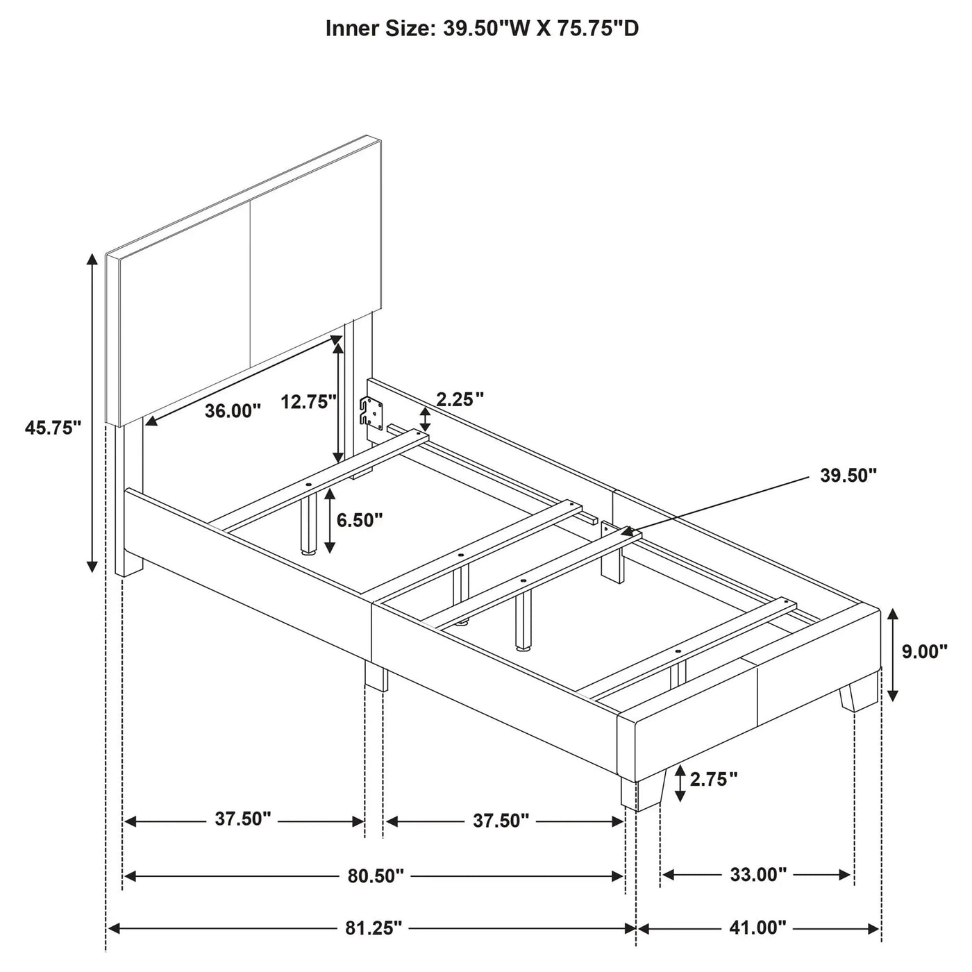 Efram - Panel Bed by HouseOfZazla