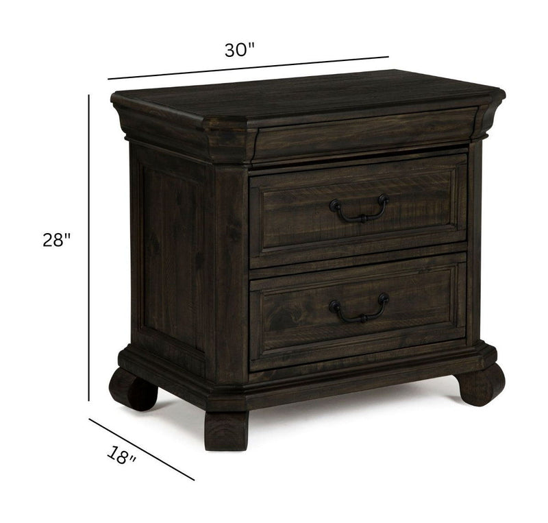 Bellamy - Drawer Nightstand - Peppercorn, photo 5 of 7