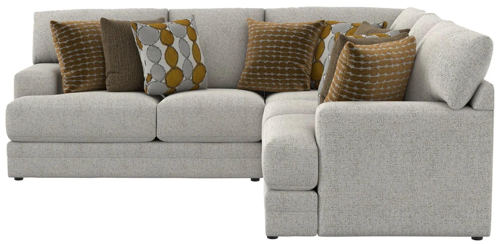 Tori - Sectional With Comfort Coil Seating And Accent Pillows Included by Unique Piece Furniture