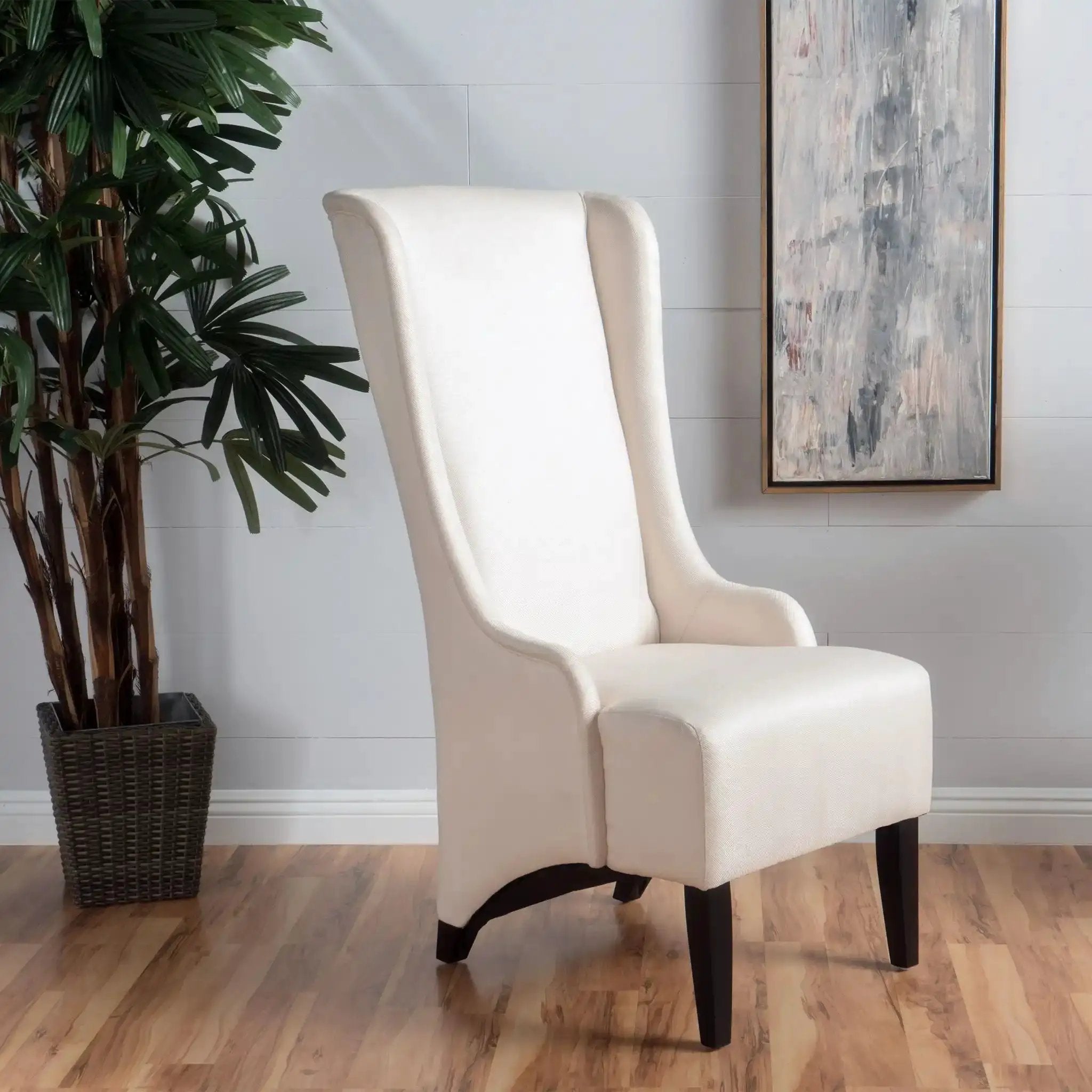 Alight Upholstered Dining Chair With High Back And Birch Wood Legs (Set of 2) by HouseOfZazla