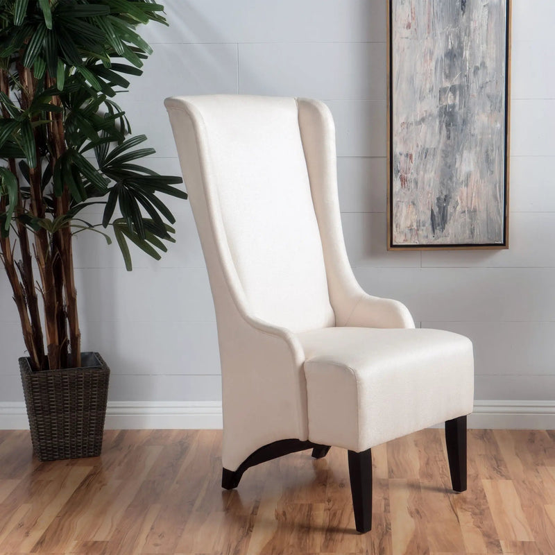 Alight Upholstered Dining Chair With High Back And Birch Wood Legs by HouseOfZazla