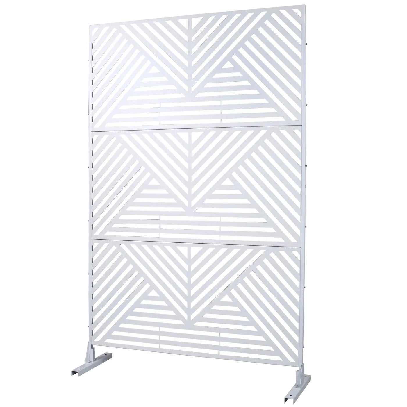 Freestanding Outdoor & Indoor Freestanding Metal Privacy Screen by HouseOfZazla