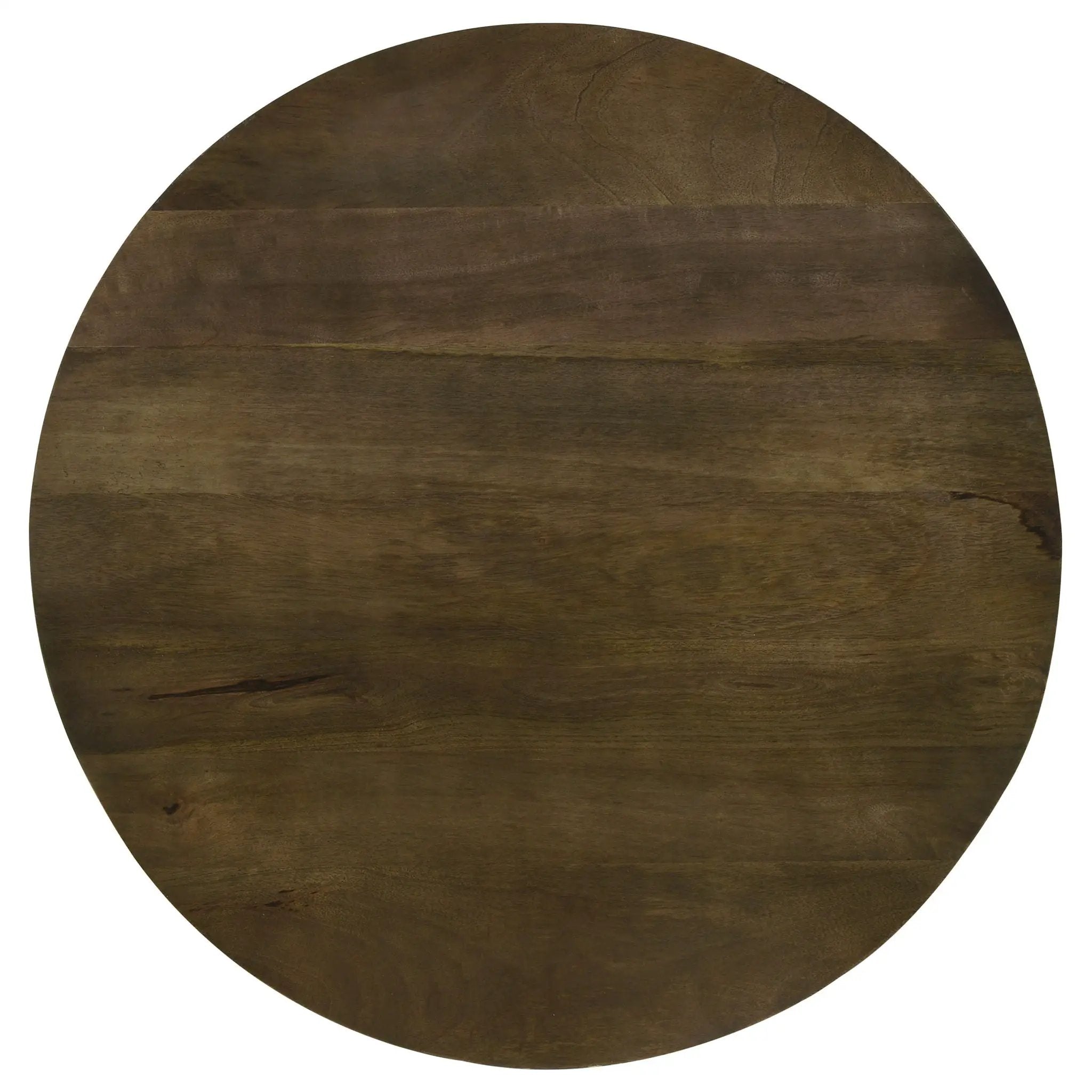 Yaritza Round Mango Wood Coffee Table Natural and Gunmetal by Unique Piece Furniture