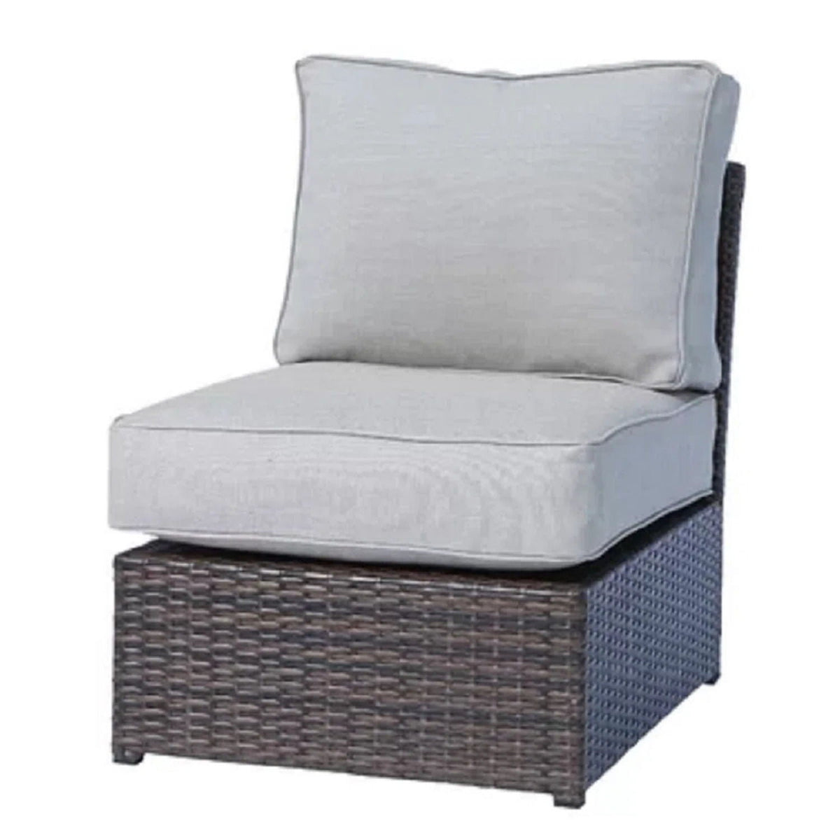 Comfortable Modern Patio Rattan Sectional Set With Cushions, photo 38 of 40