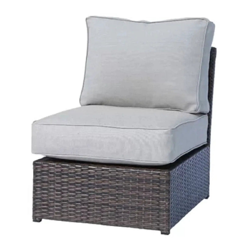 Comfortable Modern Patio Rattan Sectional Set With Cushions by HouseOfZazla