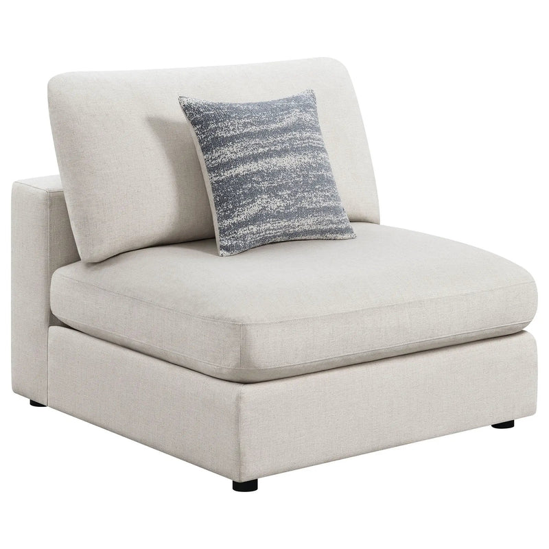 Duncan- Armless Chair With Removable Cushions by HouseOfZazla