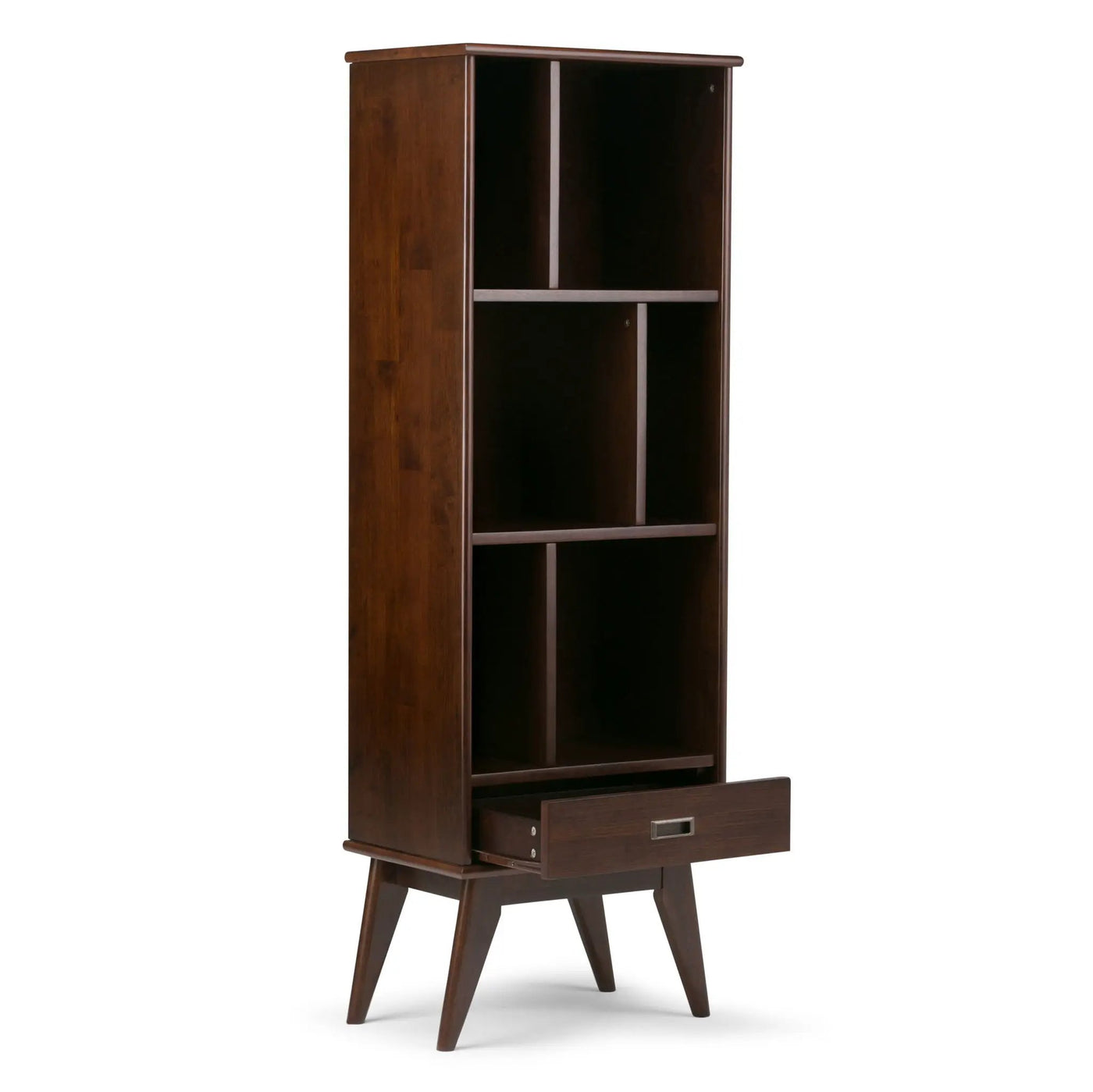 Draper - Mid Century Wide Bookcase And Storage Unit by HouseOfZazla