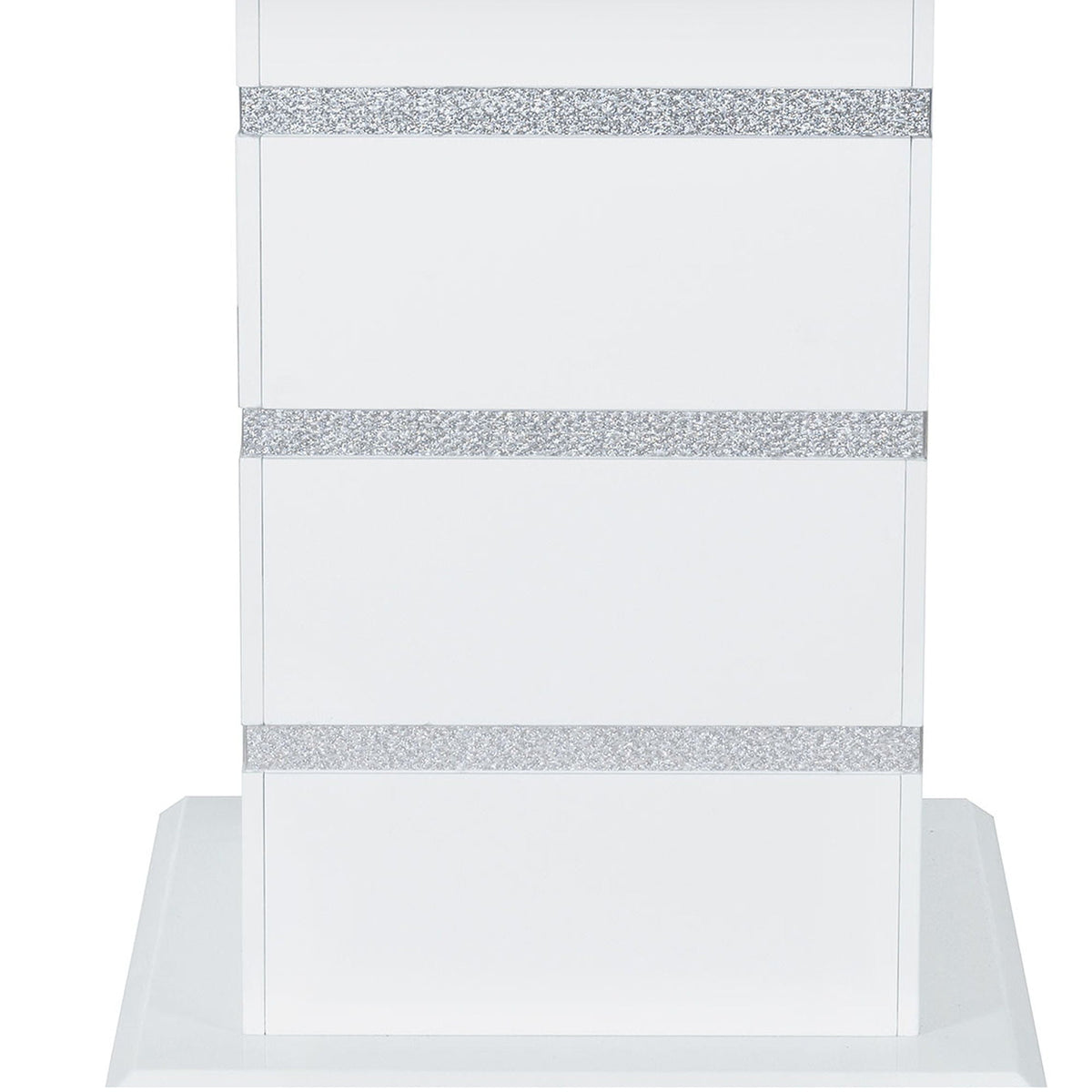 Ariya Bar Table with Glass Inlay - Dark Gray or White, photo 7 of 11