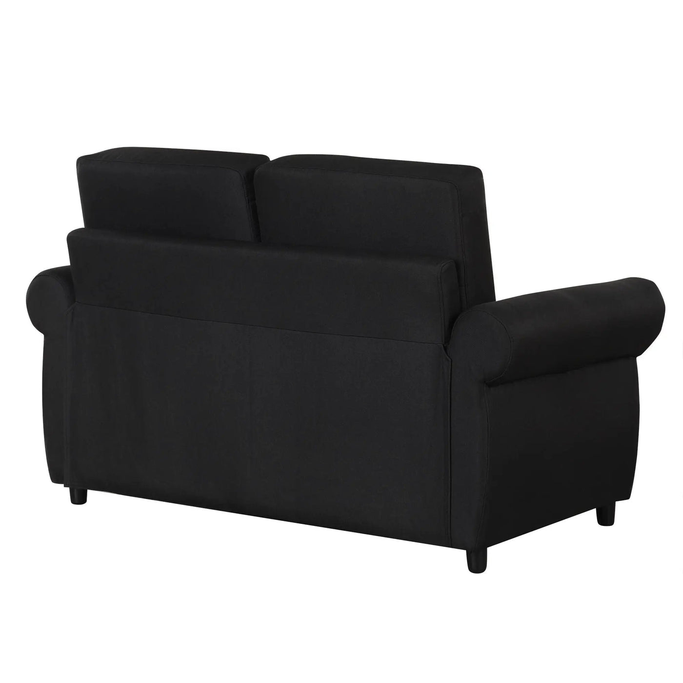 Pull Out Sofa Bed Loveseat Sleeper With Twin Size Memory Mattress With Two USB Ports For Living Room Spaces by HouseOfZazla